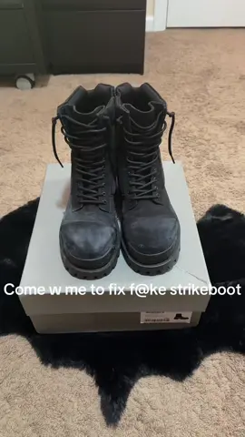 How to distress strikeboots#rep #strikeboots #tutorials 