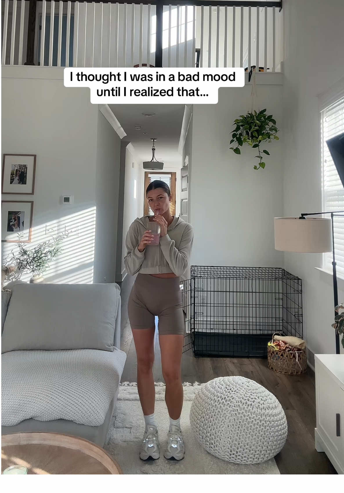 Sunlight, movement, water, protein, coffee & my dog somehow are always the answer to a bad mood 🤣  #wellnesstok #moodbooster #wellnessgirl #girlythings #justagirl 