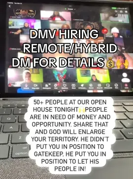 🔥 50+ people at our Open House tonight! 🔥 God didn’t put you in position to gatekeep — He put you in position to let His people in! 🙌 There are people out there praying for a way out, for a better opportunity, and He’s using YOU to reach them! 💫 If you’re looking for additional income or work part-time/full-time, DM me or comment below — Times are hard, but help is here! 💼🙏 #WorkFromHomeJobs #EntrepreneurLife #MakeMoneyOnline #NowHiring2025 #FaithAndFinance