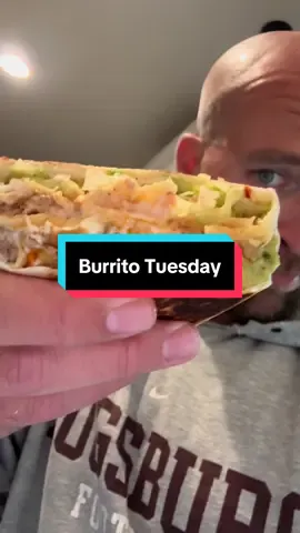 Taco Tuesday? Nah. Burrito Tuesday 🌯 #burrito #tacotuesday #beefy #chipotle #salsa 