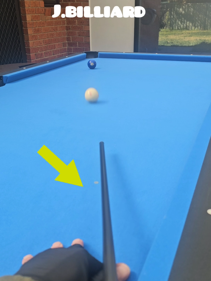 Closed Bridge = More Accuracy on Long Shots #jbilliard #8ballpool #trickshot 