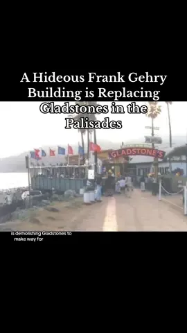 Gladstones is a major part of the community…I can’t believe we’re losing it for some meme of a restaurant 💔 #gladstones #pacificpalisades #wolfgangpuck #frankgehry #vintagelosangeles 