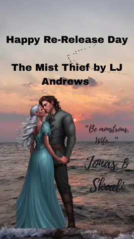 ✨ Today is RE-RELEASE DAY!! ✨ 💀 🖤 💀 The Mist Thief is finally here… Again!!! 💀 🖤 💀 This time with a new updated hardcover/dust jacket AND never before read bonus material that is only available in the newly released hardcover and ebook! This book is available everywhere in North America through @acebookspub. 🖤 💀 🖤 The UK release is around the corner on October 16th. 🖤 💀 🖤 ✨ Welcome to the story of the Nightmare Prince and his Fire. ✨ She tried to kill him, so he made her his wife. Skadi first met her husband-to-be with blades in hand on the opposite side of a battle. She lost, and he claimed his prize. To her horror, the king of the shadow elven agrees to marry her off to Jonas, a prince in the fae realms, as a way to unite their kingdoms against a shared enemy—the light elves. Skadi knows the marriage is nothing but a political game. Feelings won’t come into play. Except her new husband makes not falling in love… challenging. When new threats arise, Skadi must decide either to love her enemy or keep him alive by betraying him to another. Welcome to another installment in the Ever Seas world where pirates, fae, and elves collide with Vikings in a dark fantasy romance between a morally gray cinnamon roll and the broken princess who steals his heart. This has a guaranteed HEA and is set in the same world as the bestselling Broken Kingdoms series. While it stands alone, it’s best enjoyed after listening to The Ever King and The Ever Queen. #themistthief #jonaserikkson #ljandrews #marriageofconvenience #forcedproximity   @LJ Andrews  *Readers are advised to review the list of potential triggers included inside.*