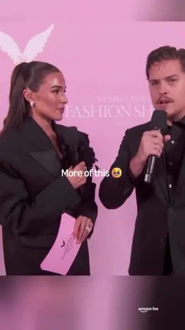 #Throwback to last year’s @VictoriasSecret Pink Carpet Pre-Show & #Fashion Show🪽Tune in tomorrow! #couplegoals #clips