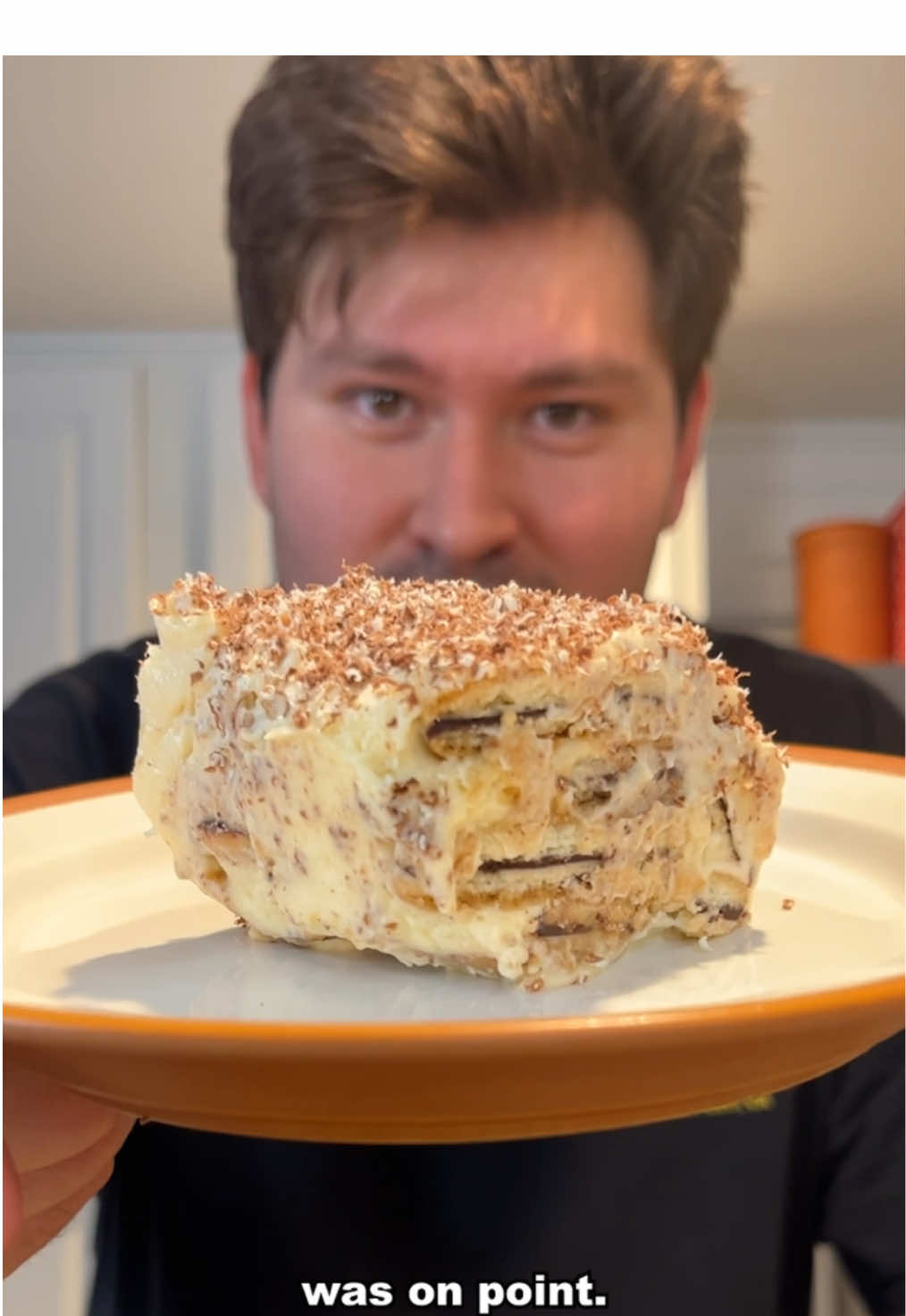 Mint Chocolate Tiramisu?!? 🍫🇮🇹 #tiramisu #dessert #italianfood #fyp #viral 