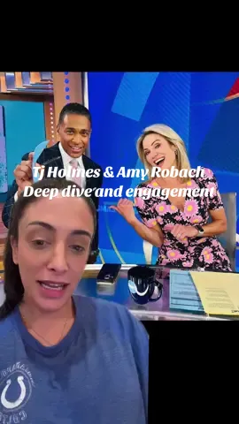They do seem very happy together, and have also seemed to move on from the major GMA scandal from 3 years ago. #amyrobach #tjholmes 