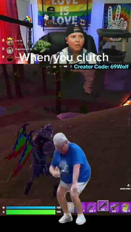 Awoooo #clutch #fyp #streamer #fortnite 