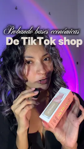Comenta si llegaste a la parte del gritito cringe😭  A esta sección le había puesto “calificando bases enconomicas de TikTok shop” pero la cambié a “probando bases económicas de TikTok shop” por mis 🥚  #TikTokShop #BaseDeMaquillaje #PielMate #MaquillajeDuradero #BeautyTok 
