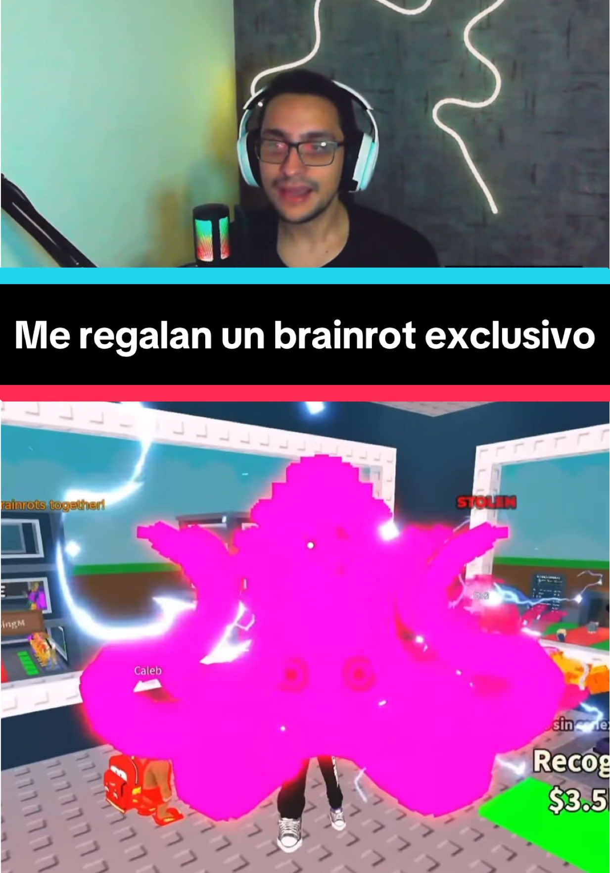 Me regalan un Brainrot super dificil y exclusivo de Roblox 🫨#creatorsearchinsights #stealabrainrot #brainrot #roblox #fyp 