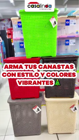 🎅 ¡Arma tus canastas navideñas con estilo y calidad! 🎄 Los cestos Polinplast y Qplast llegaron a Casalinda con diseños resistentes, colores vibrantes y precios que amarás😍 ¡Perfectos para tus canastas o para organizar tu hogar! 🎁✨ 📲 Contáctanos: 981 259 444 #Casalinda #CestosNavideños #Polinplast #Qplast #Navidad2025