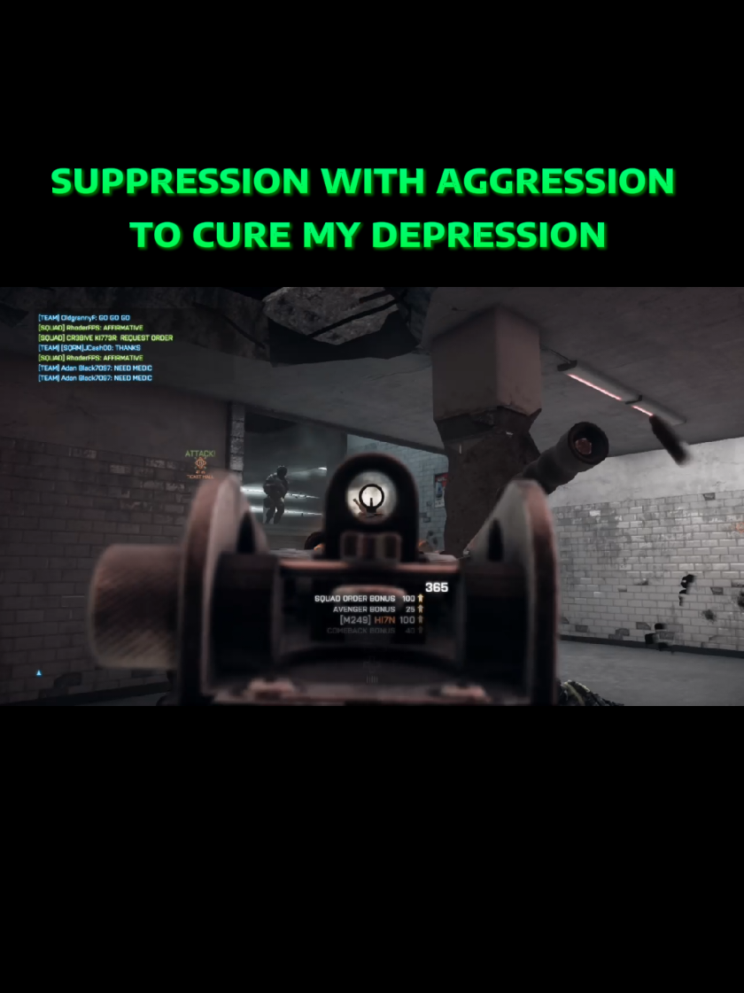 suppression with aggression to cure the depression #battlefield #battlefieldtiktok #gaming #mg #fyp 