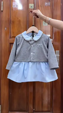 ( Sẵn ) set váy cổ ren kèm áo khoác ngoài cho bé gái #tiemmeken #bochobe ##setbegai #setxinhbegai #setvaybegai 