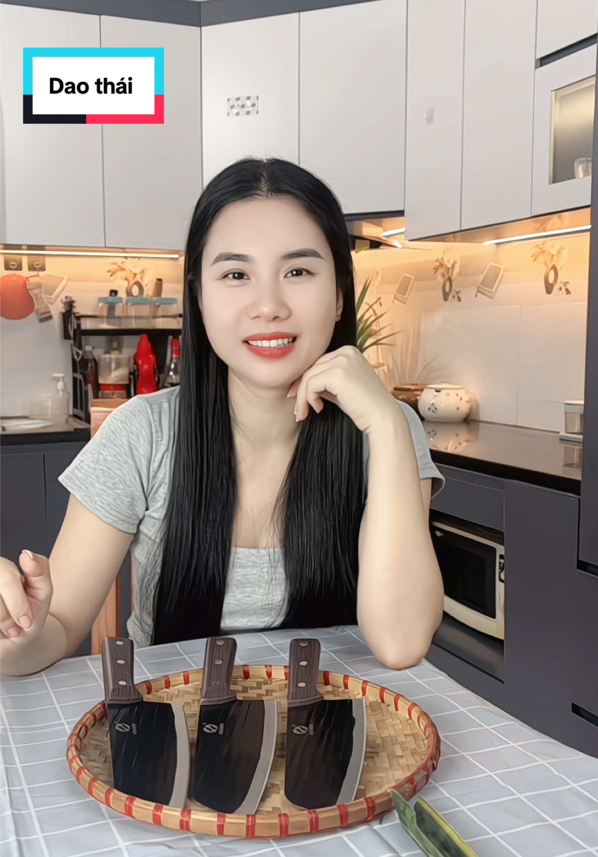 Mua 3 con dao thái ko rỉ #daothai #daothaithit #daotheptrangkhonggi 