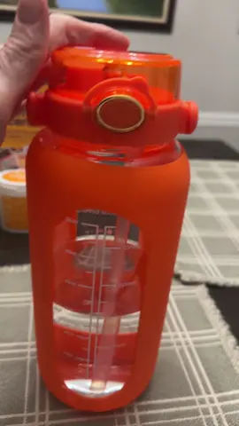 #glassbottle #motivational #64oz #straw #handle 