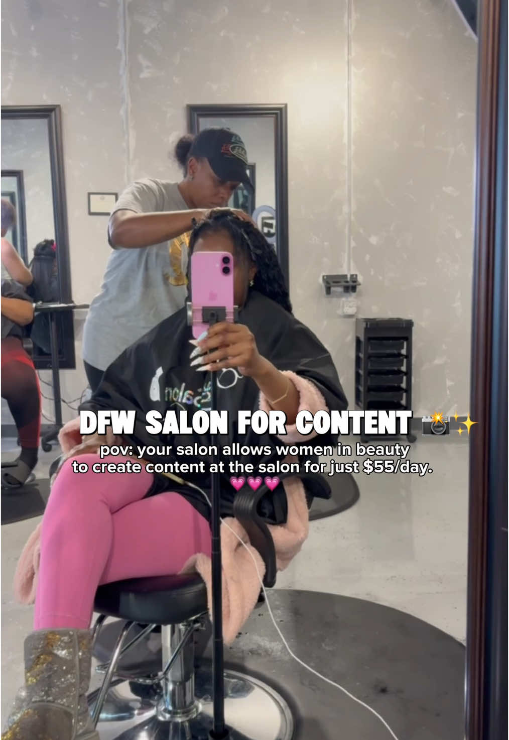 If your a stylist/lash tech, mua  (anything but nails) in the Dallas area that needs a workspace without the commitment or wants a place to film content ‘The Buzz Salon’ is here for you! ✨ Daily rates available to film clients or to have a salon space without the commitment!  We currently have 5 booths available for rental open and private.  $55 Daily $150 Open booth weekly $250 Private booth weekly If you’d like to inquire about this contact us below ⬇️  CONTACT US: Call or Text 469-735-2910 or email thebuzzsalon3415@gmail.com  #arlingtontx #affordabledallashairstylists #dallashairstylist #arlingtonhairstylist #dfwhair #dallassalon #arlingtonhairstylistbraids #affordablearlingtonhairstylists #dfwhairtok #arlingtonsalon #arlingtonhair #dallashair 