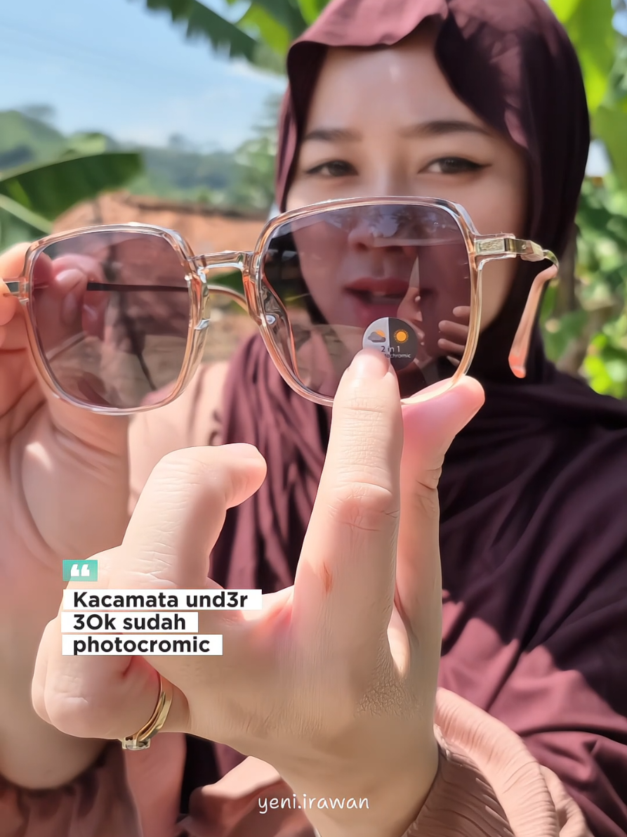 sebagus ini murce banget #kacamatamurah #kacamataphotocromic #kacamatawanita #kacamatawanitaterbaru 