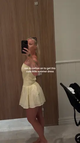 Such a cute little dress for summer ✨ @cottonon  #summerclothing #aussiemum 