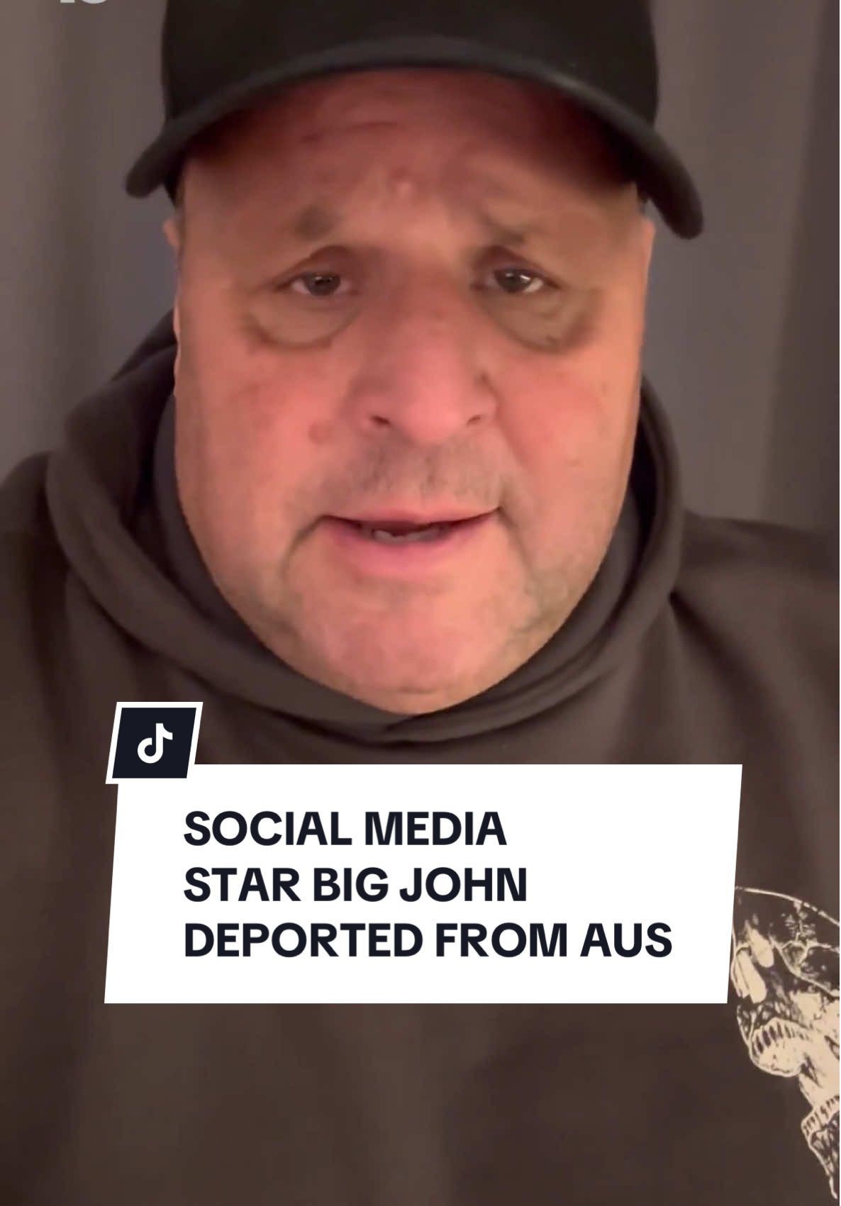 Social media sensation 'Big John' has been booted from Australian soil following a visa mishap. 'Big John', real name John Fisher, was detained by officials in Perth before being ordered to fly home to the UK on his birthday. The social media star, known for his love of Chinese food and catch-cry of 