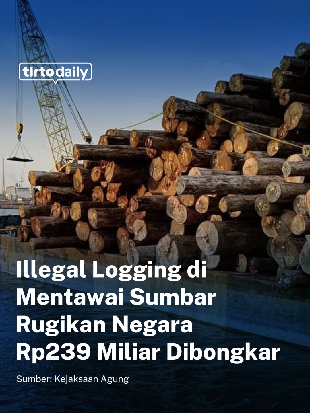 Satgas Perlindungan Kawasan Hutan (PKH) menetapkan dua orang tersangka kasus pembalakan liar. Dua tersangka ini terdiri atas satu orang berinisial IM dan perusahaan penanggung penyedia kayu kubik ilegal. 