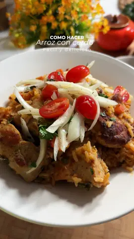 ¡Arroz con cerdo! 🐖  #honduras #viral #parati #arrozconchancho #recetas 