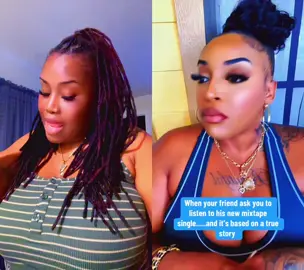 #duet with @Kara #fyp  #foryoupage 😜😜😜 yeah I’m that friend she talking bout. #shooshie 