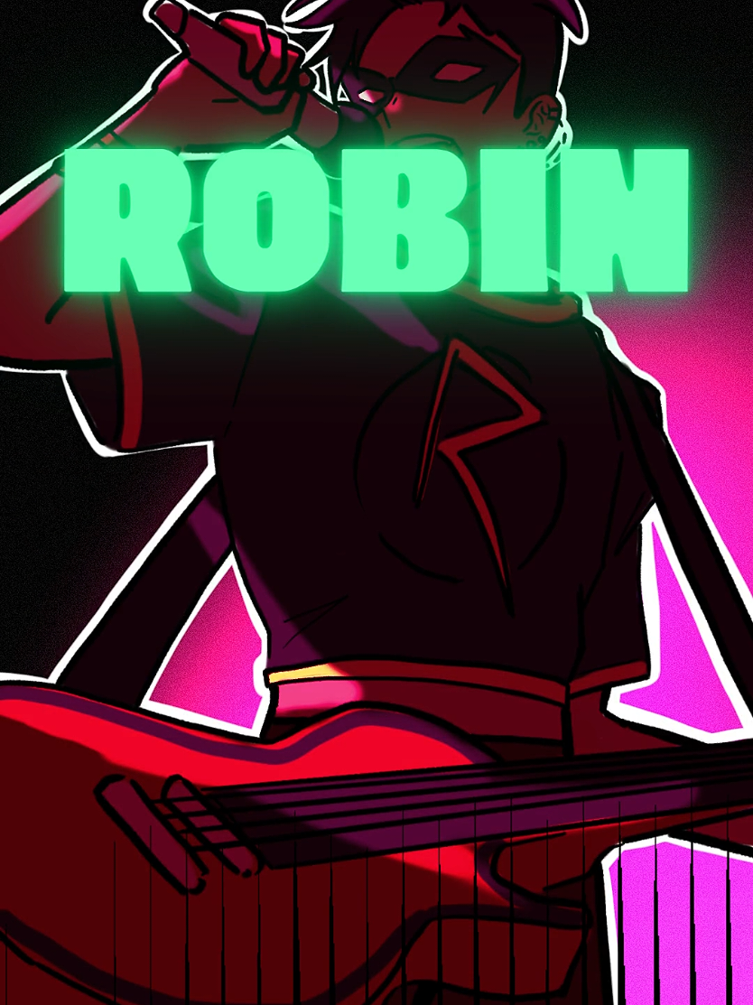 ⚠️TW: flashing lights⚠️ Or, the rock band AU nobody asked for but that's what you're getting anyway #artfyp #nightwing #robin #redrobin #redhood 
