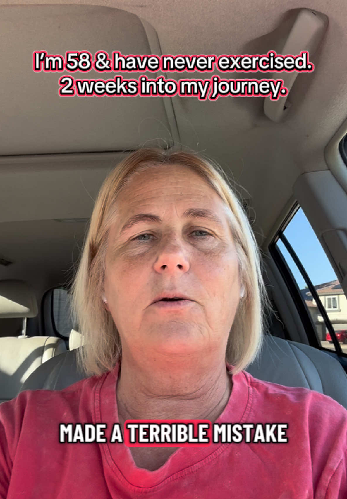 2 week update on my fitness journey after never exercising.  Results: better strength and mental health. One decision at a time I am going to do this! #womenover50 #womenshealth #fitnessjourney #fitnessinspiration #fitafter50 