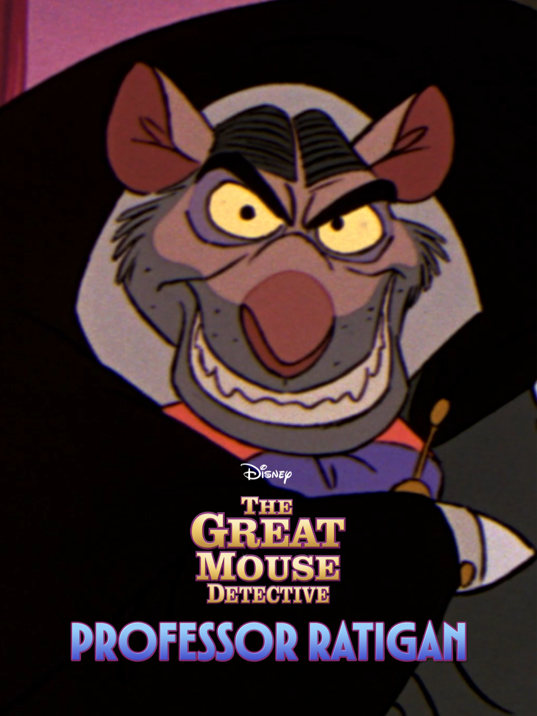 Beware of Professor Ratigan's schemes... the world's greatest criminal mind! 🐀 Stream The Great Mouse Detective on @disneyplus.