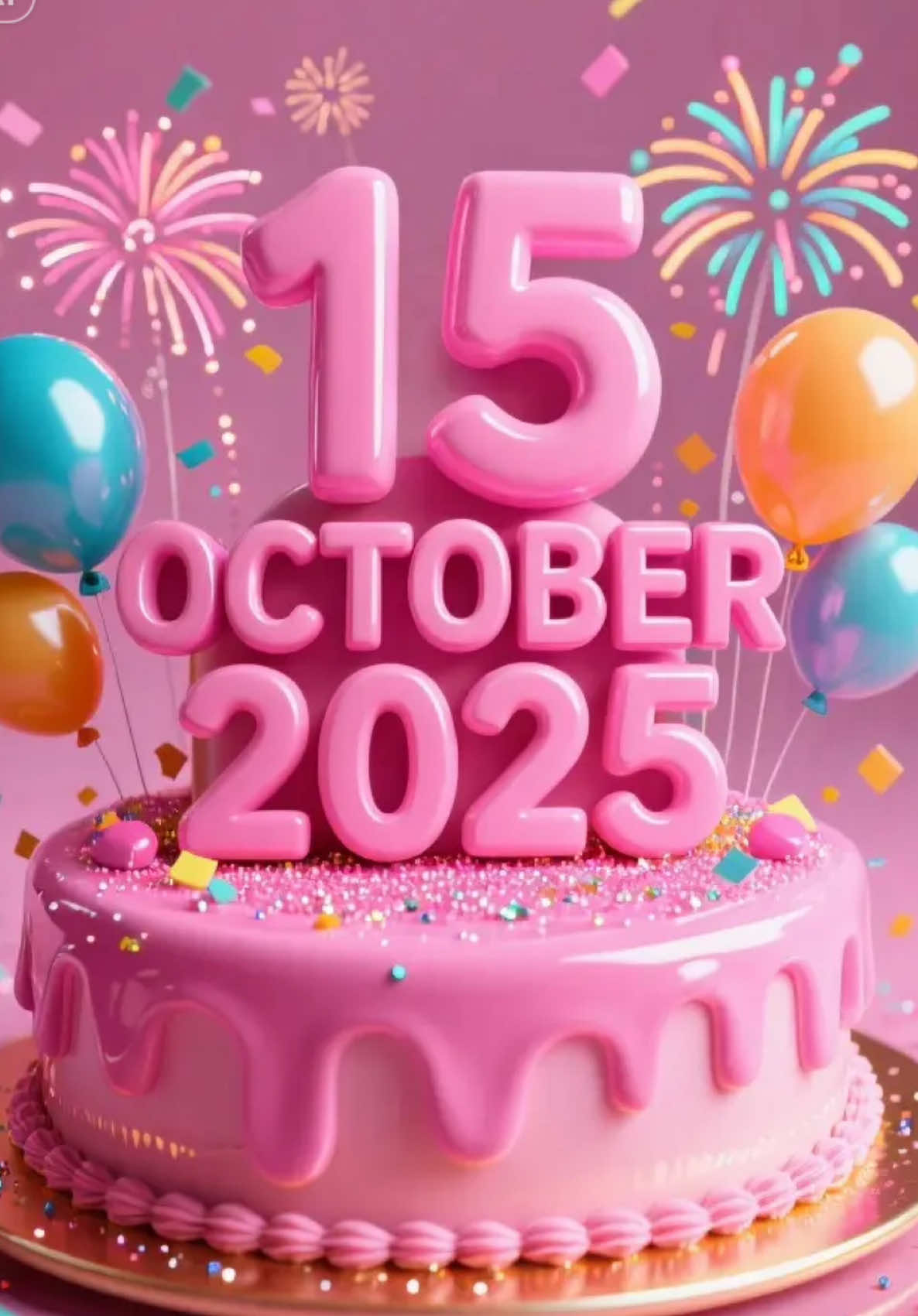 Birthday Template 15 October 2025 #birthday #happybirthday #happybirthdaytoyou #ulangtahun 
