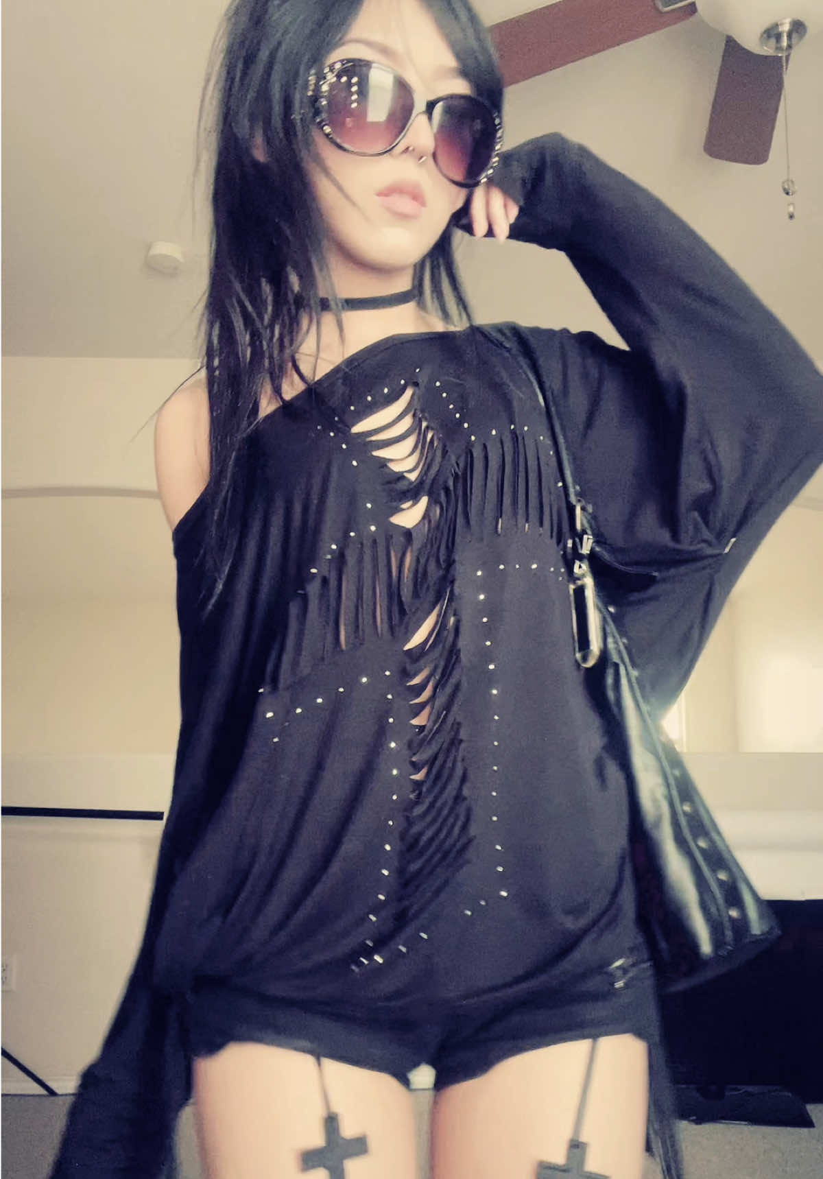need more cutout tops #tumblr #2014 #swag #studded #wedgesneakers 