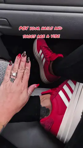 shoes linked above, nails sold separately.  #nailinspo #tortoisen #sneakers #adidas #fallfashion 