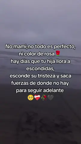 No mami no todo es perfecto  hay días que tu hija esconde su tristeza para seguir adelante  #🥀😔💔🥀😔💔🥀😔💔  #foryou🥀😔🖤💔  #videoviralparatiktok #LIVEIncentiveProgram #GenuineInteractionMatters 