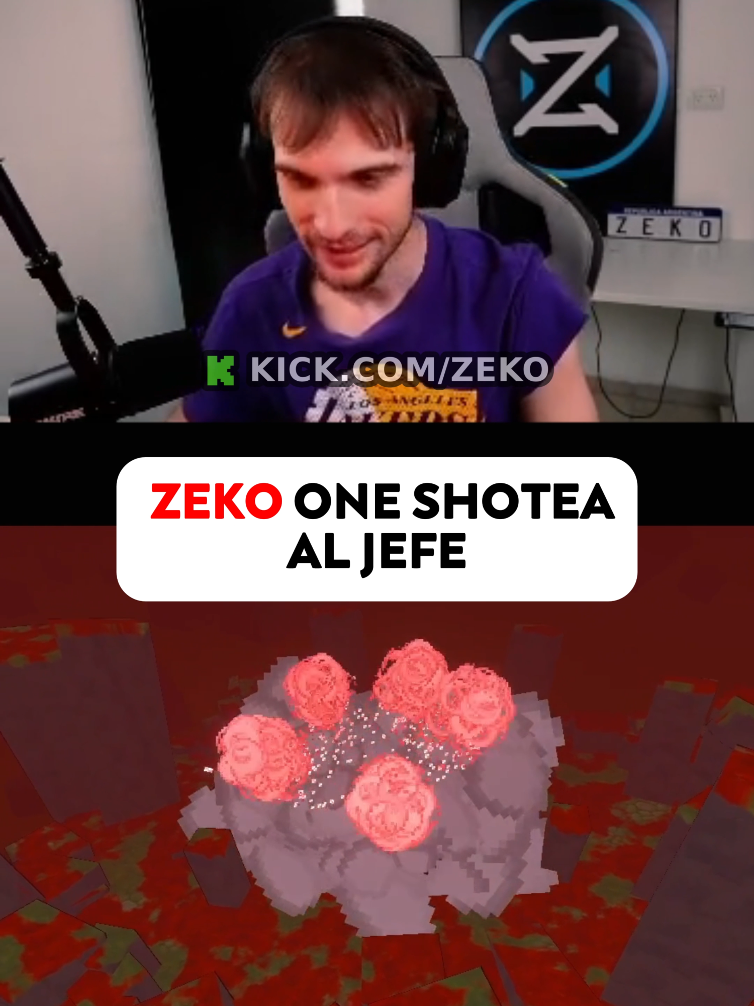 ZEKO ONE SHOTEA AL JEFE #zeko #kick #megabonk