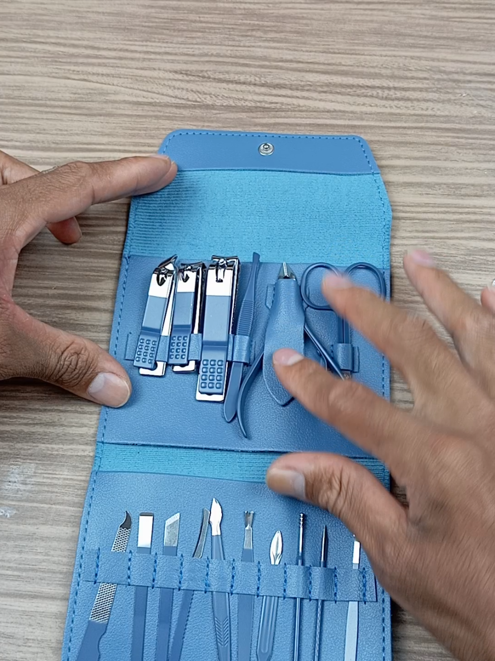 Kit c/ 16 Pçs Set Ear Colher cortador de unhas. #unha #manicure #manicure💅 #kit #cortador 