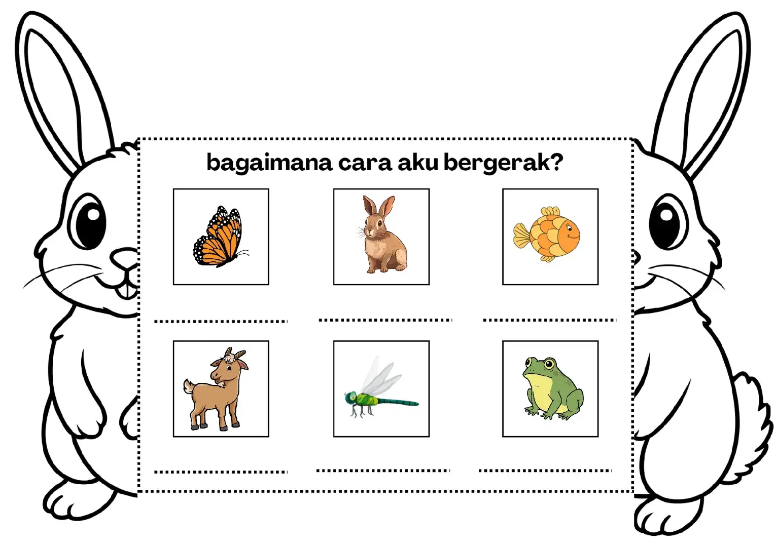 lkpd bahasa Indonesia materi cara bergerak hewan kelas satu. murid mengenal dan mengetahui cara bergerak hewan. tersedia empat lembar yang bisa dipilih sesuai dengan hewan kesukaan. cek file nya dibio😉🤗 #lkpd #bahasaindonesia #bab3 #carabergerakhewan #kelassatu 