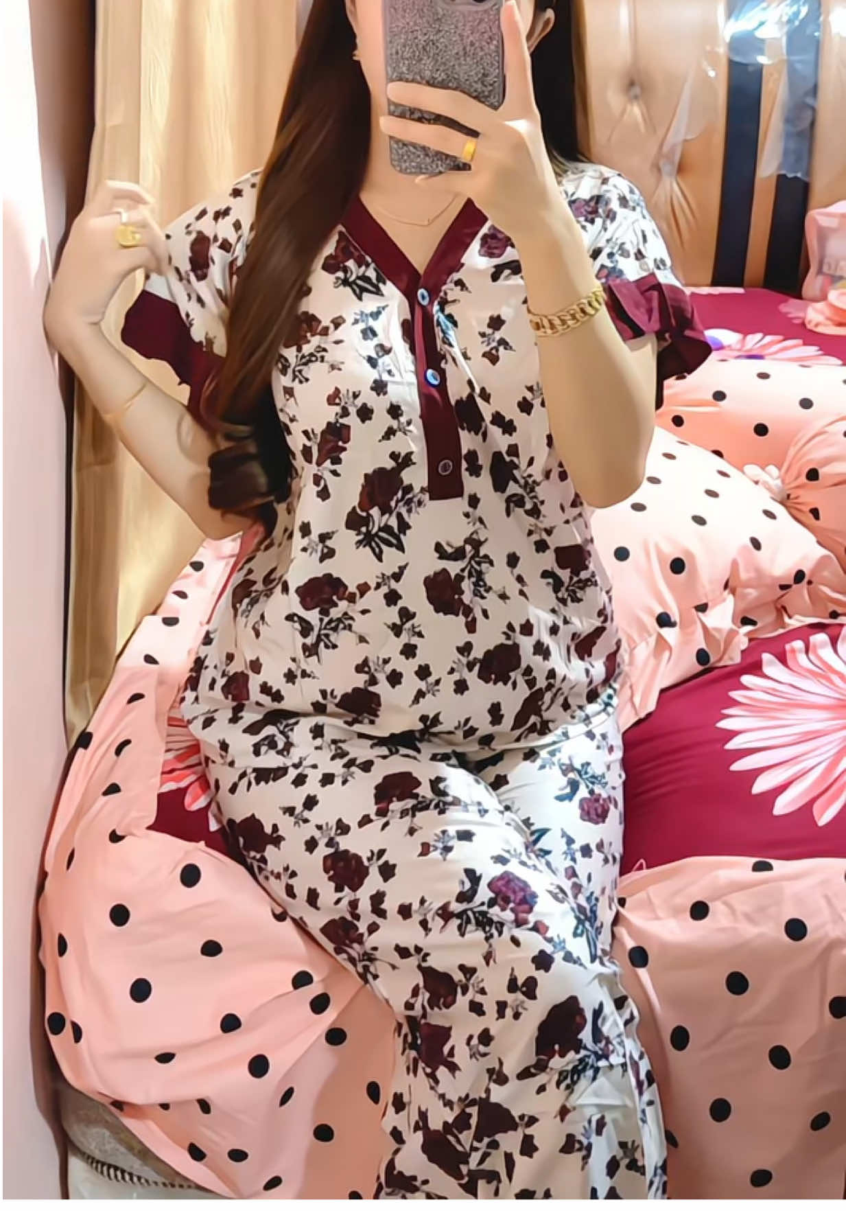 baju bobo nya cakep bgtt sih ini 😍💗💗 #piyama #bajutidur 