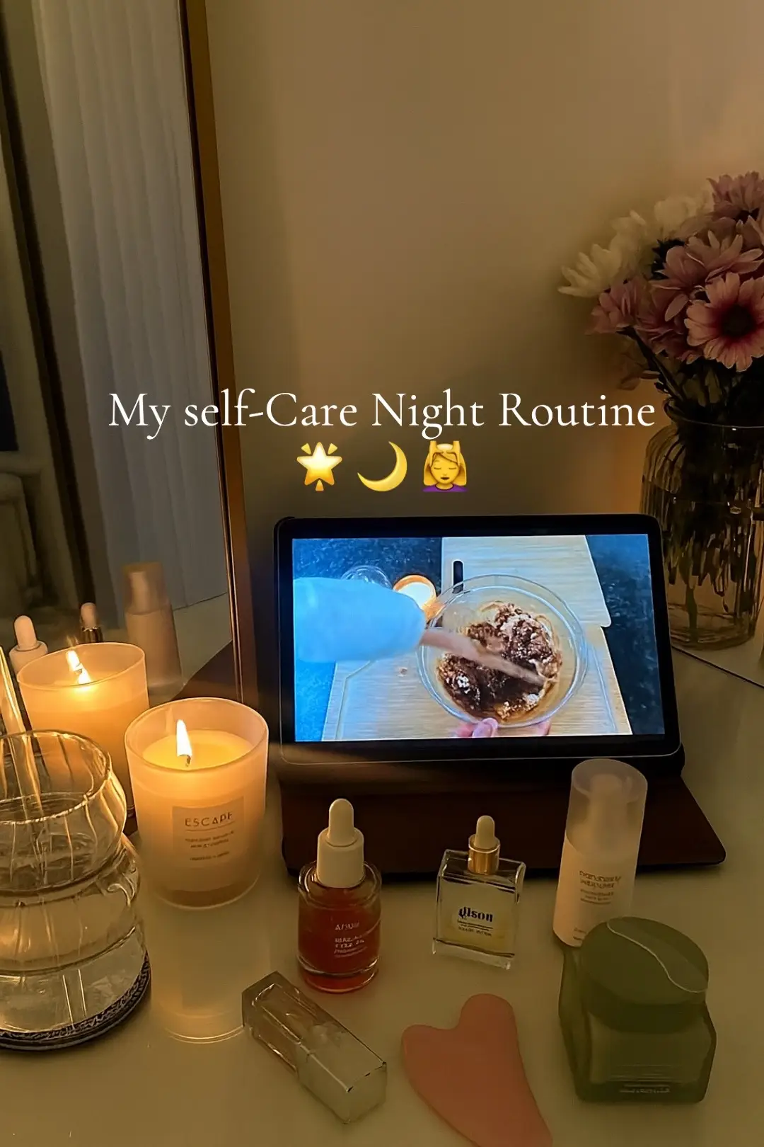 #nighttimeroutine #skincare #skincareroutine #selfcareroutine #nightroutine 