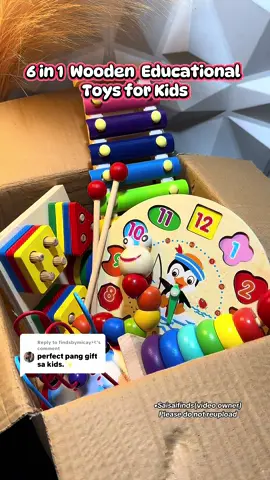 Replying to @findsbymicay۶۟ৎ Wooden Educationa Toys for Kids. Perfect din pang regalo😍🥰#woodeneducationaltoy #educationaltoy #educationaltoyforkids #fyp #trending 