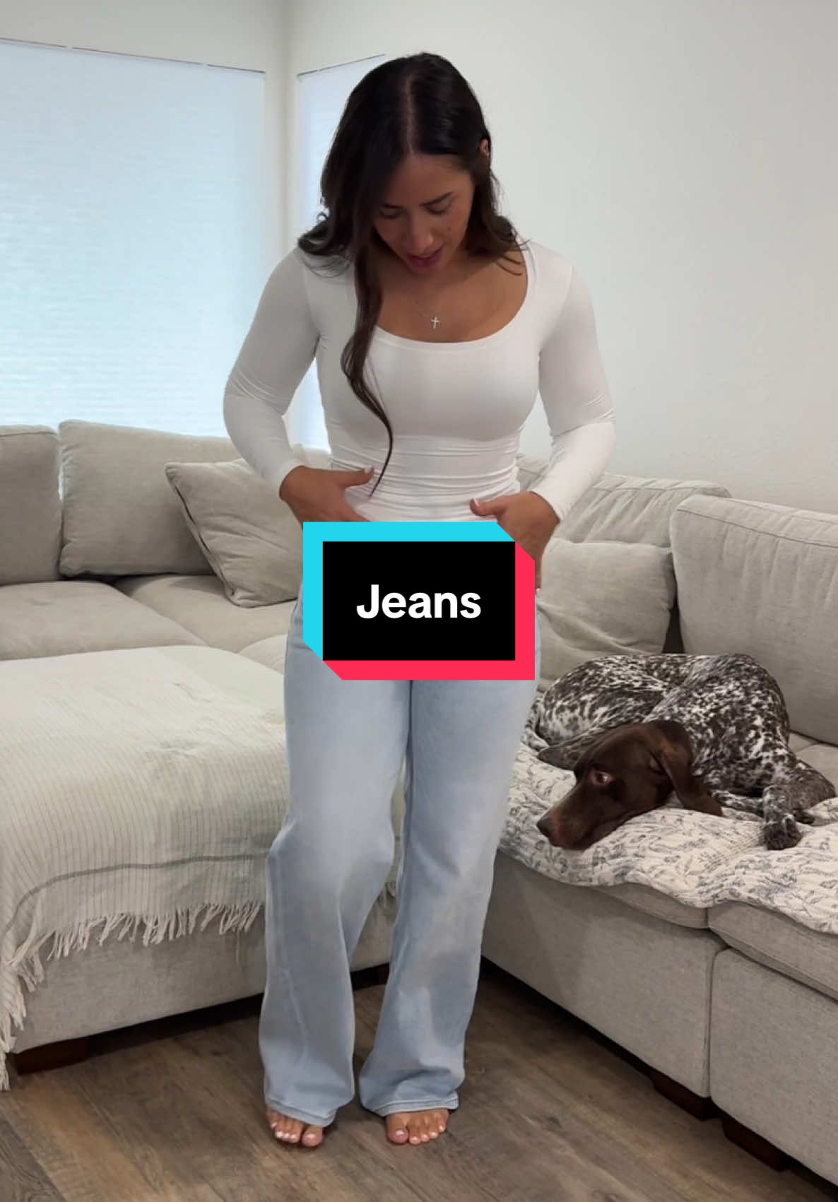 I am obsessed with these wide leg jeans🥰 #widelegjeans #widelegpants #jeansforwomen #womensjeans #jeansrecommendation 