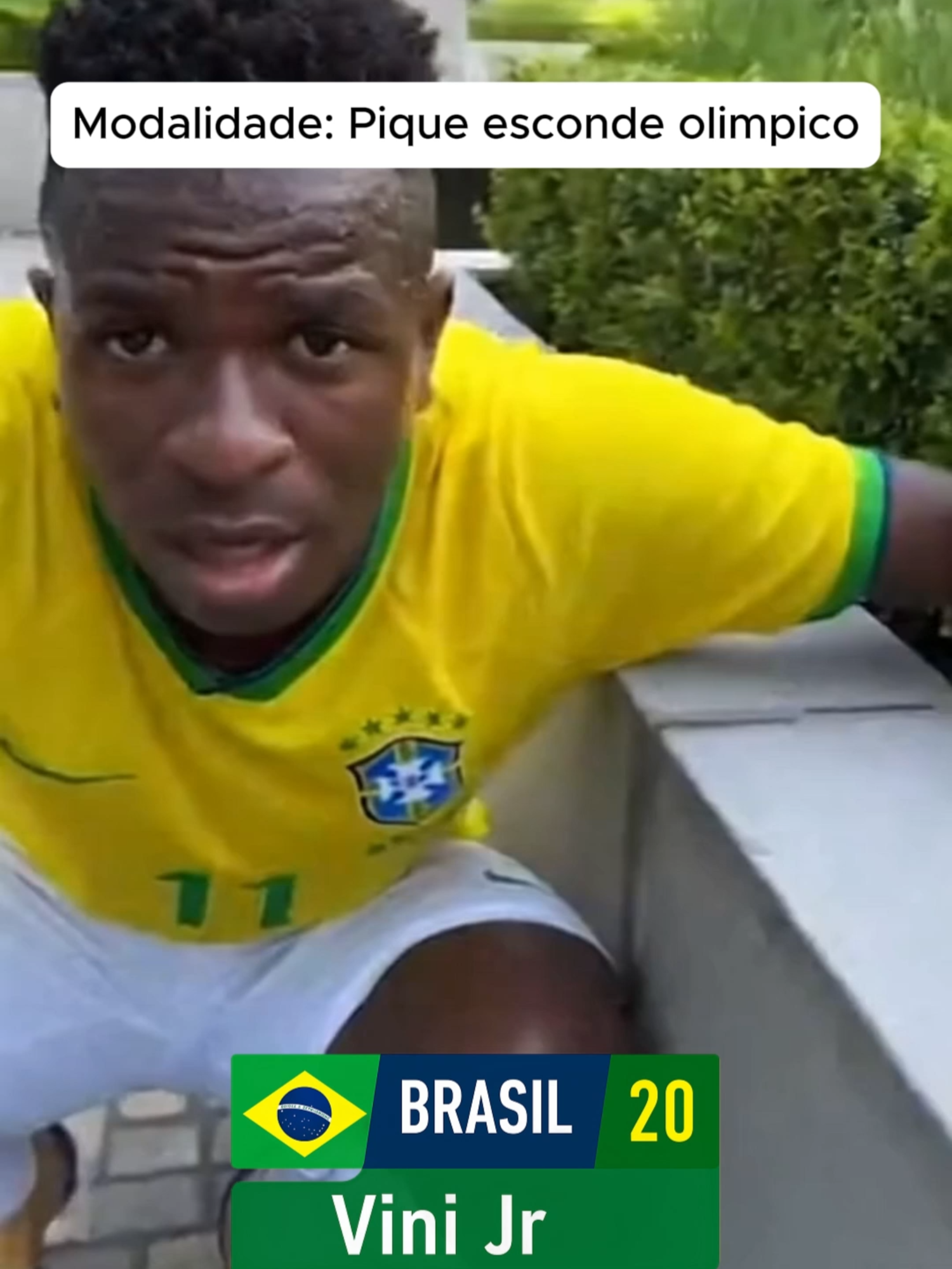 NOVA MODALIDADE! Competição de pique esconde- Olimpíadas 2025 Com o nosso craque Vini Jr representando o Brasil, mostrando pra que veio e em busca do ouro enquanto se esconde da virginia. Se quer saber o prompt que usei comenta 