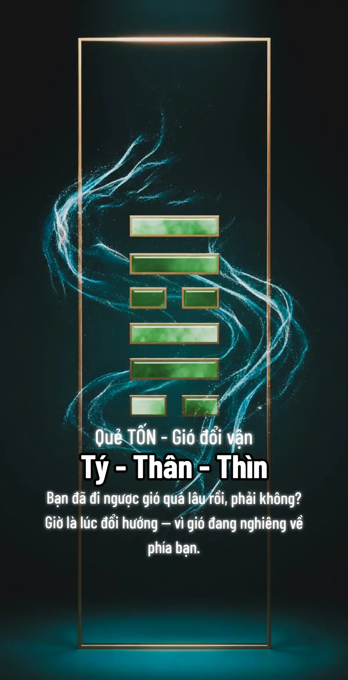 Ý nghĩa tổng quẻ: Quẻ này tượng cho Gió – nhẹ mà thấm, mềm mà xuyên. Nó không phá vỡ, mà len lỏi, thấu hiểu, rồi thay đổi cả không gian. Gió đến là dấu hiệu vận đang chuyển, và chỉ những ai biết linh hoạt, biết lắng nghe mới kịp bước theo. Đây là năng lượng của sự khởi đầu mới trong tĩnh, của trí tuệ biết uốn mà không gãy. 🐭 Tuổi Tý – “Khi gió nói, hãy nghe.” Bạn đã cố gắng nhiều rồi, đôi khi quá nhiều. Thời gian vừa qua, mọi thứ như đang chạy ngược hướng, khiến bạn mệt mỏi. Nhưng quẻ Gió xuất hiện để nhắc rằng: đừng cố chống lại dòng chảy. Một thay đổi nhỏ trong cách nghĩ, cách nói, hay cách bắt đầu lại… sẽ khiến gió xoay về phía bạn. Khi bạn dừng chống cự, vũ trụ bắt đầu nâng bạn lên. 🐒 Tuổi Thân – “Thử thách là luồng gió rèn trí.” Bạn đang trong hành trình gió thử lòng người mạnh mẽ. Đôi khi mọi thứ xoay chiều quá nhanh, không kịp nắm bắt. Nhưng đừng sợ – đây không phải gió ngược, mà là gió luyện, để bạn trở nên tinh tế hơn, sáng suốt hơn, chọn đúng hướng hơn. Khi gió thổi mạnh nhất, là lúc người biết nương theo gió sẽ bay xa nhất.  🐉 Tuổi Thìn – “Rồng gặp gió, vận bay cao.” Bạn là người mang năng lượng lớn – ước mơ lớn, khát vọng lớn. Thời gian qua, mọi thứ dường như lặng lại, nhưng đó chỉ là tích khí trước cơn gió lớn. Quẻ Gió đến là tín hiệu của vận hành động, của rồng bay gặp thời. Nhưng nhớ, rồng chỉ bay cao khi biết điều tiết đôi cánh.   Không cần cưỡng gió – chỉ cần giữ thăng bằng, vận tự khắc nâng bạn vượt mây. 🌪️ Thông điệp chung “Khi Gió đến – đừng cố giữ mọi thứ đứng yên. Vì chỉ những người biết buông, mới đủ nhẹ để bay.” #cukientruc #phongthuy #architecture #tiktok 