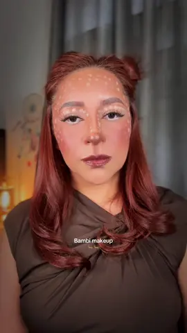 Me encanta el maquillaje y intentar el maquillaje de Bambi 🦌🤎 me encantó. Muy bonito para Halloween 🎃 ✨#deer #bambimakeup #makeup #bambi #halloween 