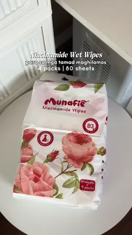 Perfect after workout, travel, or kahit quick refresh lang sa init ng panahon #NiacinamideWipes #FaceWipesPH #MunafieWipes #SkincareEssentials #HygieneEssentials