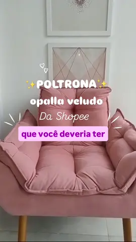 💖 Conforto e Elegância em Um Só Lugar: Poltrona Apolla de Veludo da Shopee! 💫 🔗 DEIXE “QUERO” NO COMENTÁRIO QUE LHE ENVIO O LINK #poltronashopee #gadget #vaiprofy #fy #fyppp 