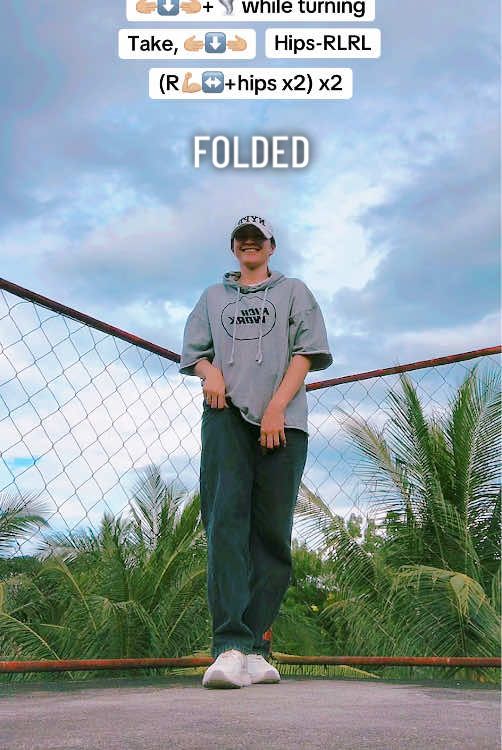 Ik Im late but still😊 dc ctto #dancetutorial #folded #dancetrend2025 #viraldance