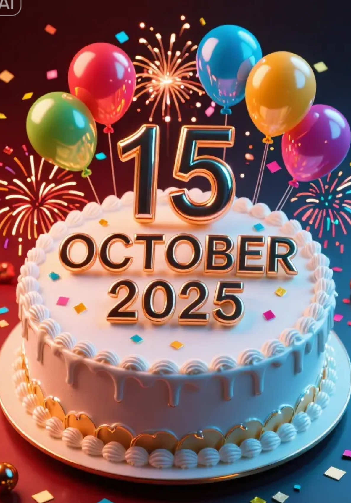 Birthday Template 15 OCTOBER 2025 #birthday #happybirthday #happybirthdaytoyou #ulangtahun 