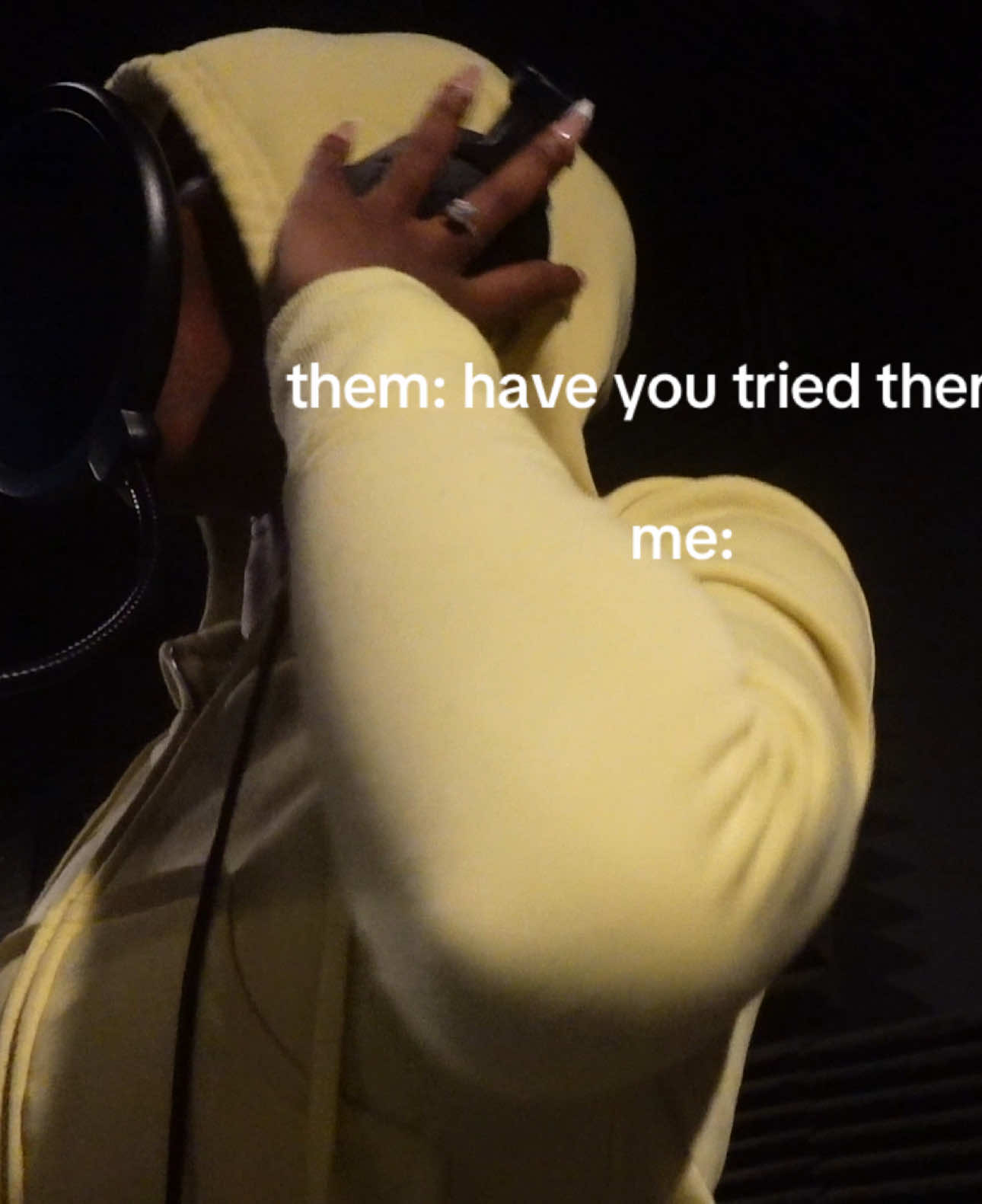 i was so mad this day, Rob was like he was scared to say GM 😂💛 i can’t believe im about to release a song life is so crazy man 