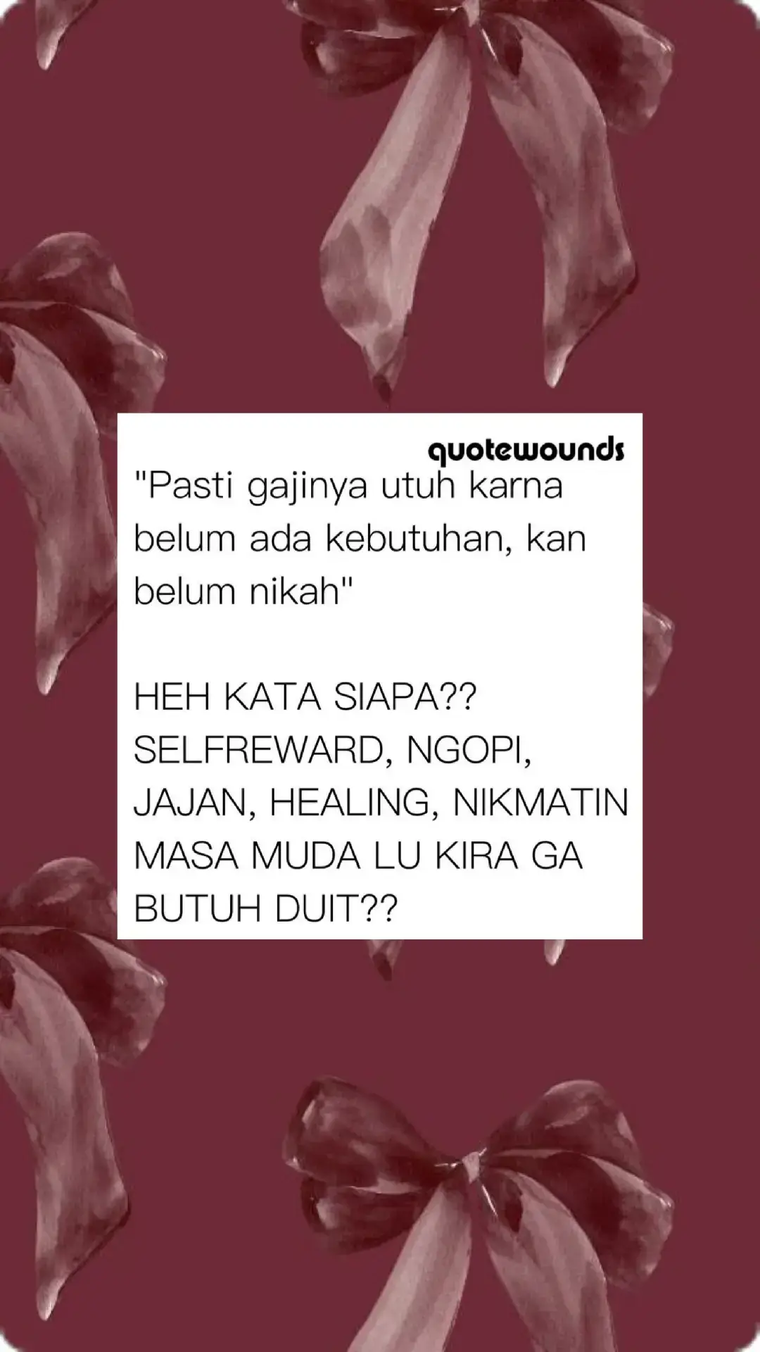 ga ada kebutuhan, tp keinginannya banyakkkk #gaji #kopi #genz #quotes #fyp 