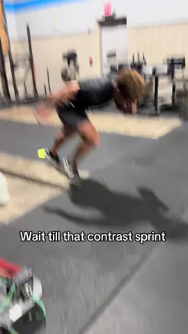 I told him he had a 2 min reset break after his contrast. I ain’t never seen him run towards a break so fast 😆 #sprint #sports #fyp 