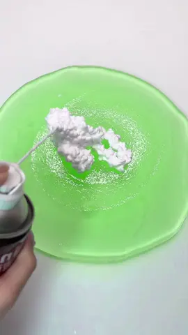 Play with a green slime #slime #green #asmr 